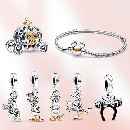 S925 Sterling Silver 100th anniversary mickey